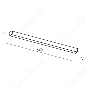 Настенный светильник Azzardo Petra 120 AZ2471