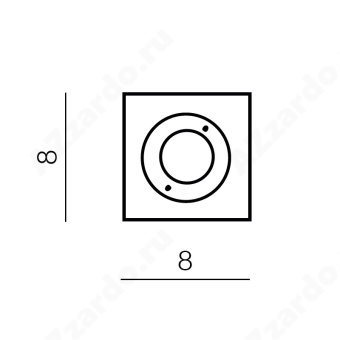 Встраиваемый светильник Azzardo Pablo AZ1015