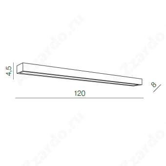 Настенный светильник Azzardo Rado 120 AZ2078