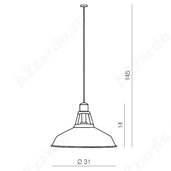 Подвесная люстра Azzardo New axel AZ1351