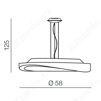 Подвесной светильник Azzardo Circulo 58 AZ0988