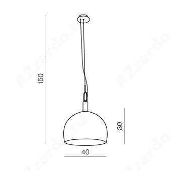 Подвесная люстра Azzardo Gio pendant AZ2469