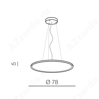 Подвесная люстра Azzardo Cream 78 Pendant AZ3286