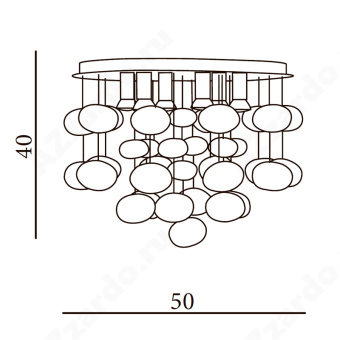 Потолочная люстра Azzardo Luvia AZ3072