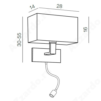 Настенный светильник Azzardo Martens wall LED AZ1526