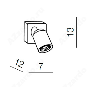 Спот Azzardo Tomi 1 AZ0662