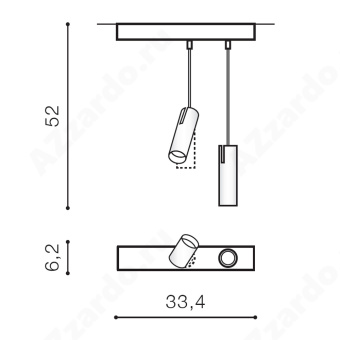 Потолочный светильник Azzardo Lens AZ3520